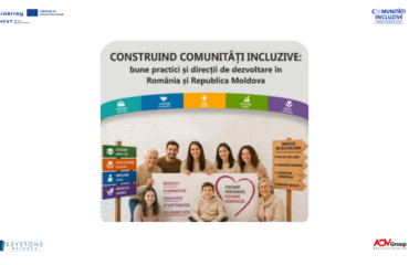 Coperta raportului „10 modele de bune practici în servicii sociale” din România și Republica Moldova